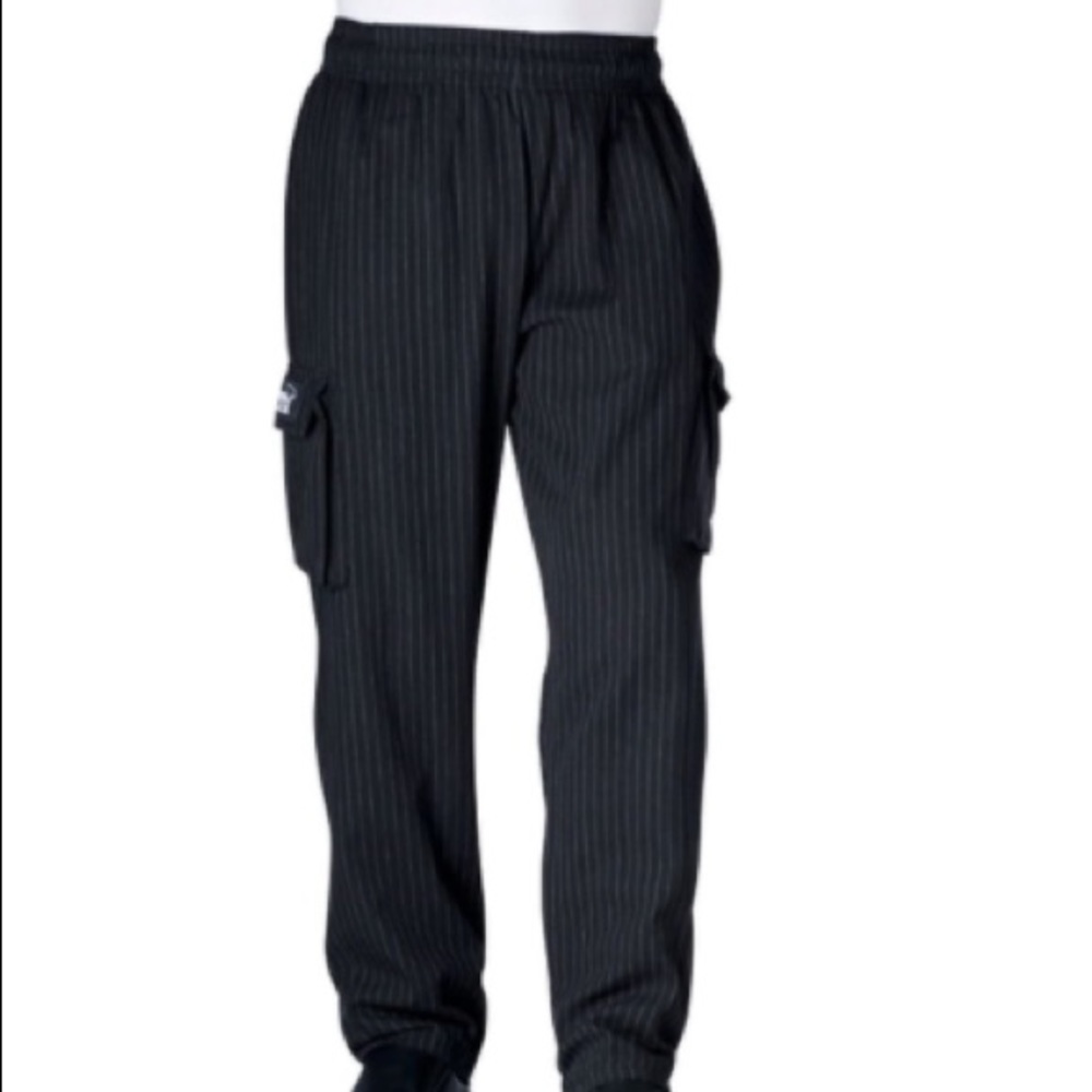 Chefwear unisex cargo cotton chef pants sz S